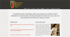 Desktop Screenshot of edmontonfencing.com
